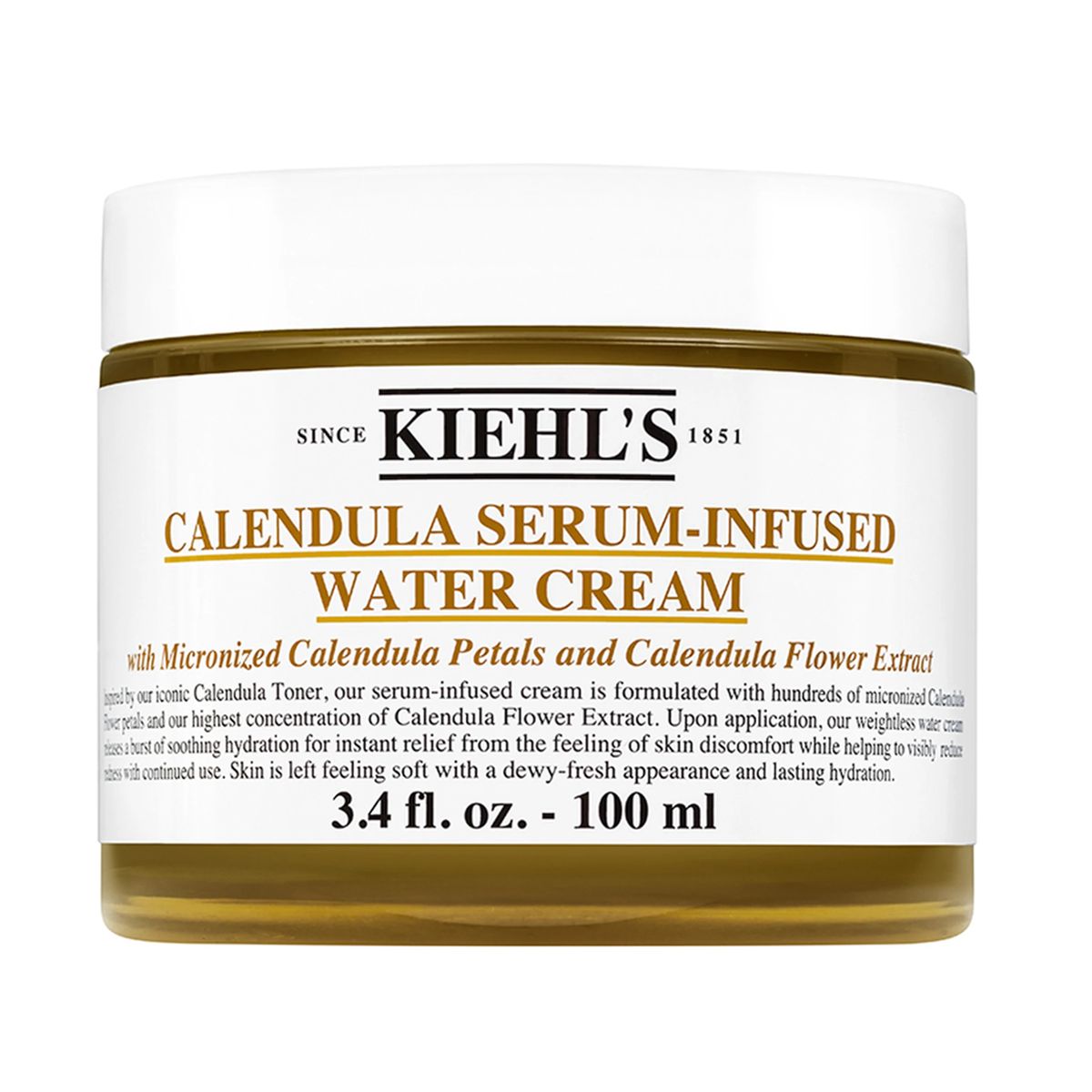 کرم آبرسان حاوی کالندولا~Calendula Serum Infused Water Cream~KIEHLS