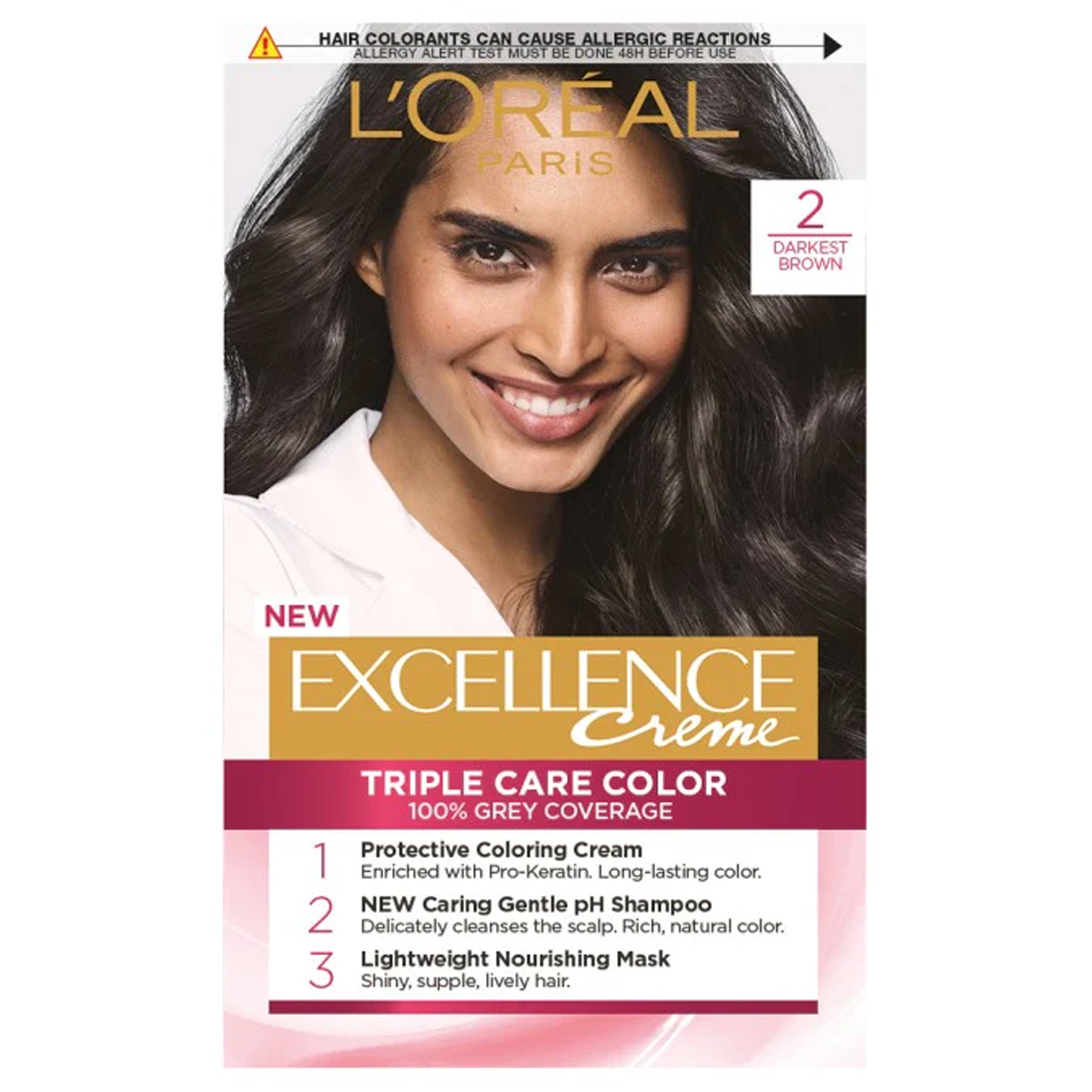 کیت رنگ مو مدل اکسلنس~Excellence Cream Hair Color Kit~LOREAL