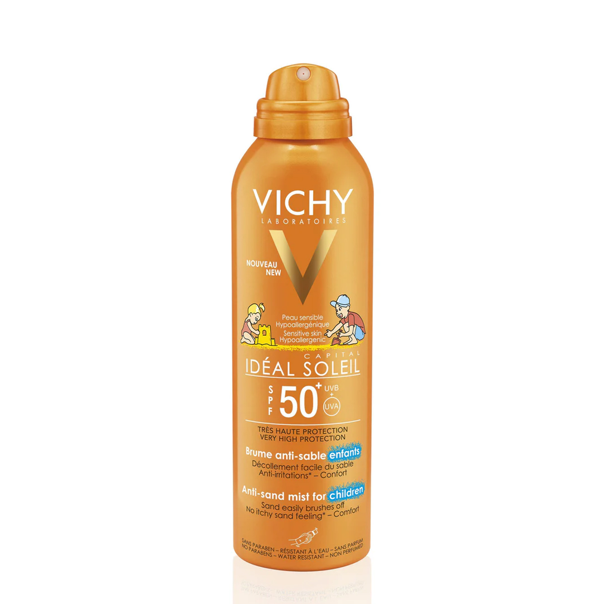 اسپری ضد آفتاب ضد آب کودکان SPF50+~Anti Sand Mist SPF50+~VICHY