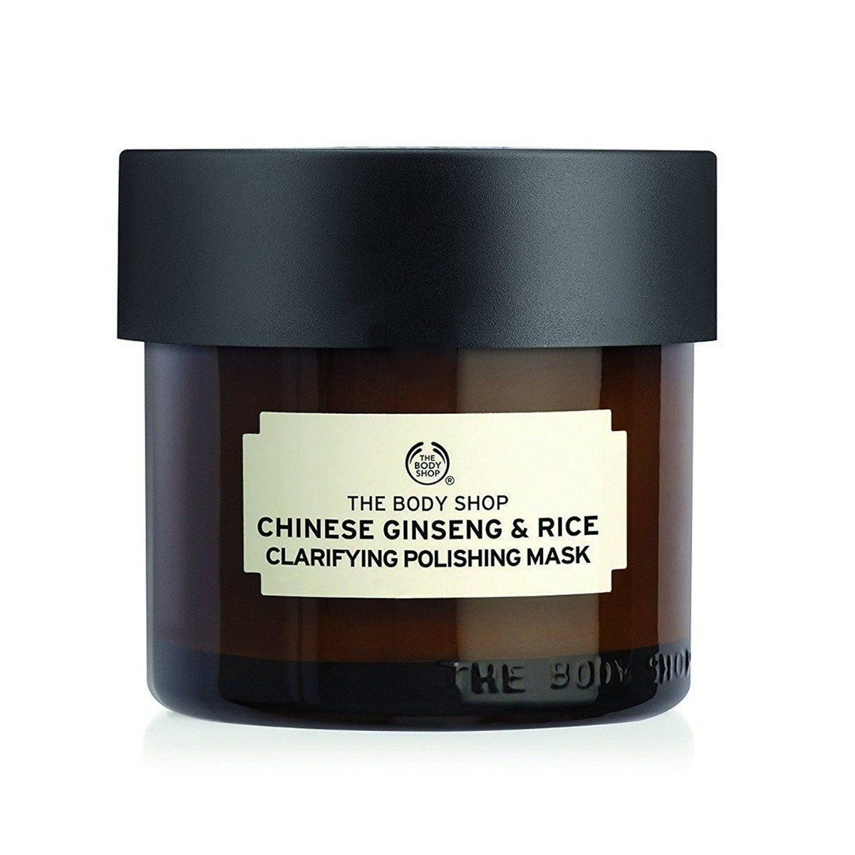 ماسک پاکسازی کننده عمقی و درخشان کننده برنج و جنسینگ چینی~Chinese Ginseng & Rice Clarifying Polishing Mask~THE BODY SHOP