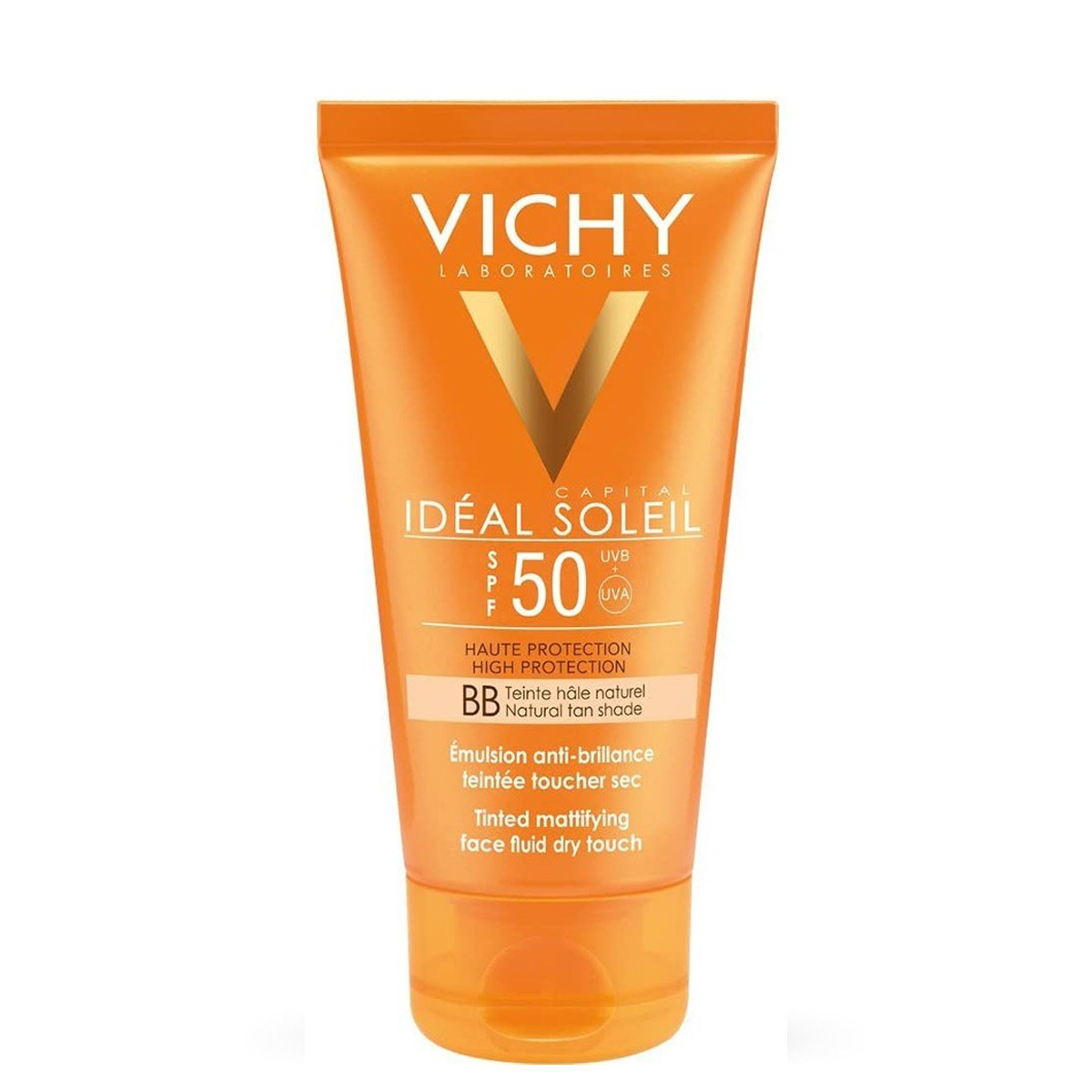 ضد آفتاب رنگی SPF50~Dry touch Face Fluid BB SPF50~VICHY
