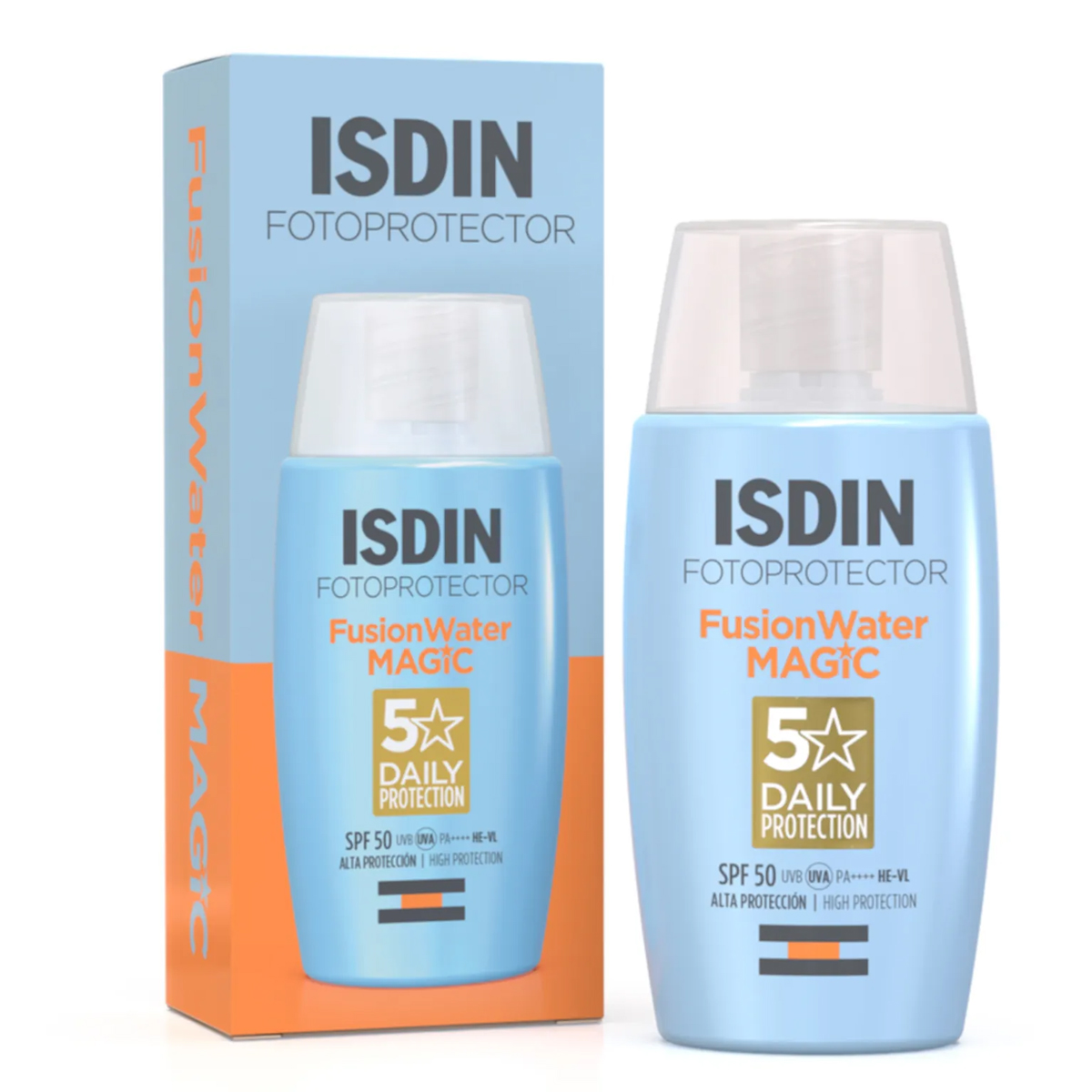 ضد آفتاب فیوژن واتر مجیک SPF50~Fusion Water Magic Fotoprotector Sunscreen SPF50~ISDIN
