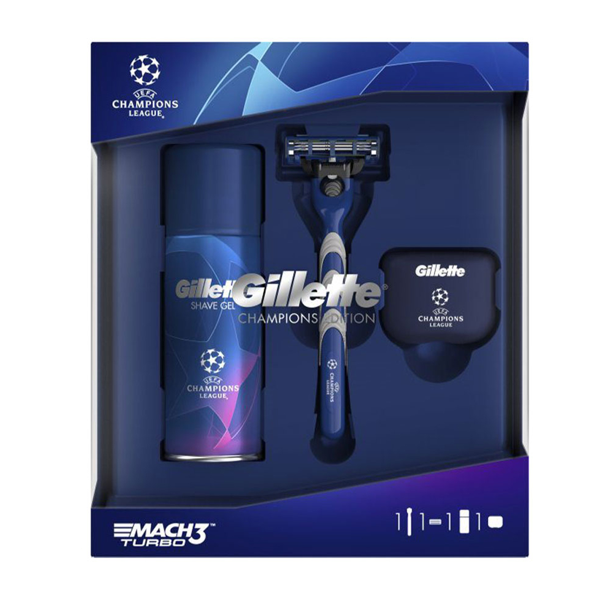 ست اصلاح مردانه مچ تری~Mach3 Shaving Set~GILLETTE