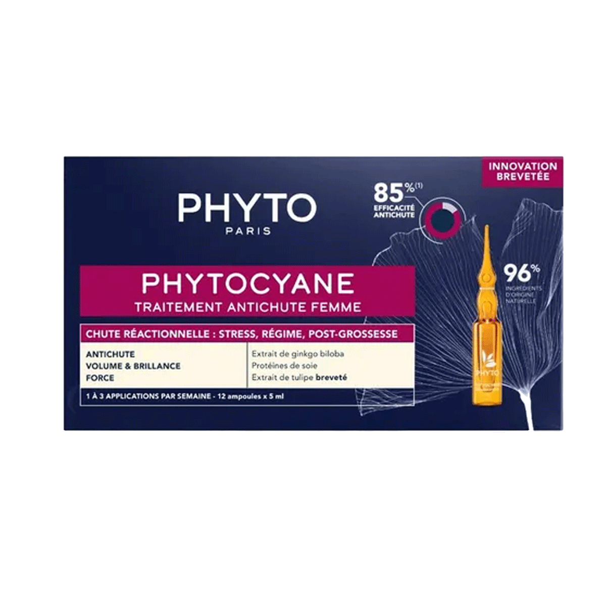 ویال ضد ریزش فیتوسیان~Phytocyane Ampoule~PHYTO