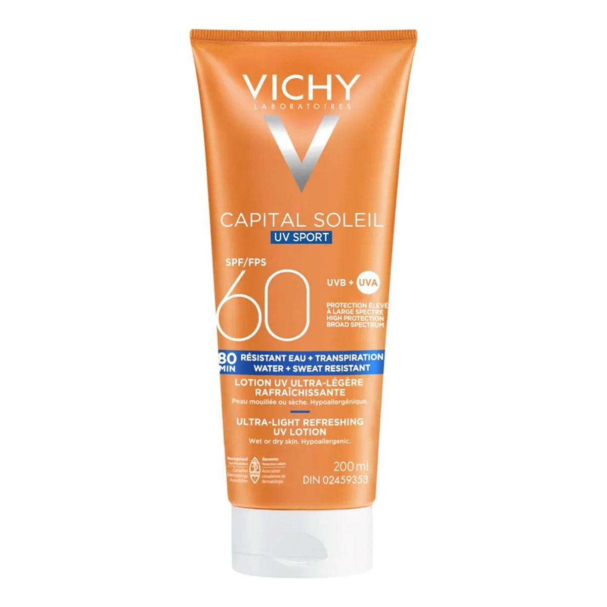 ضدآفتاب صورت و بدن SPF60~Ultra light Refreshing Lotion Face And Body SPF60~VICHY