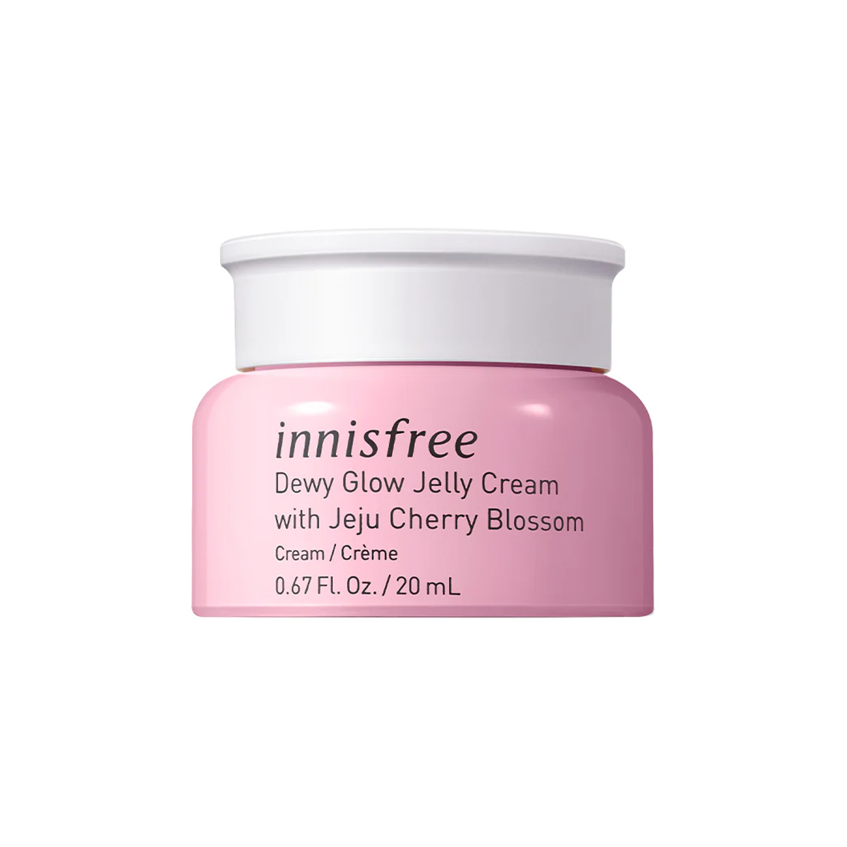 کرم ژل شفاف کننده پوشت حاوی شکوفه های گیلاس ججو~Dewy Glow Jelly Cream With Jejy Cherry Blossom~INNISFREE