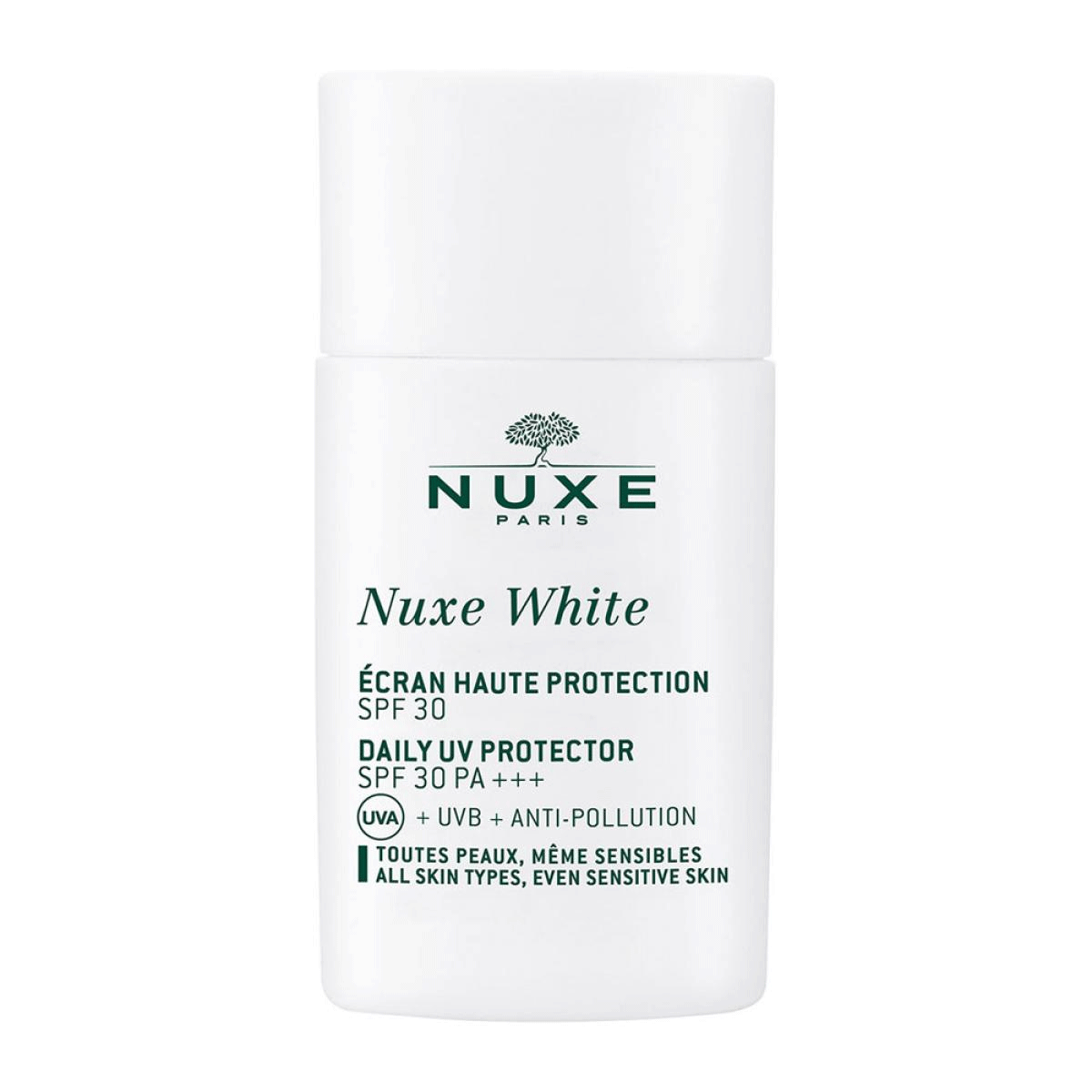 ضد آفتاب نوکس وایت spf 30~Nuxe White Daily UV Protector SPF30 PA +++~NUXE