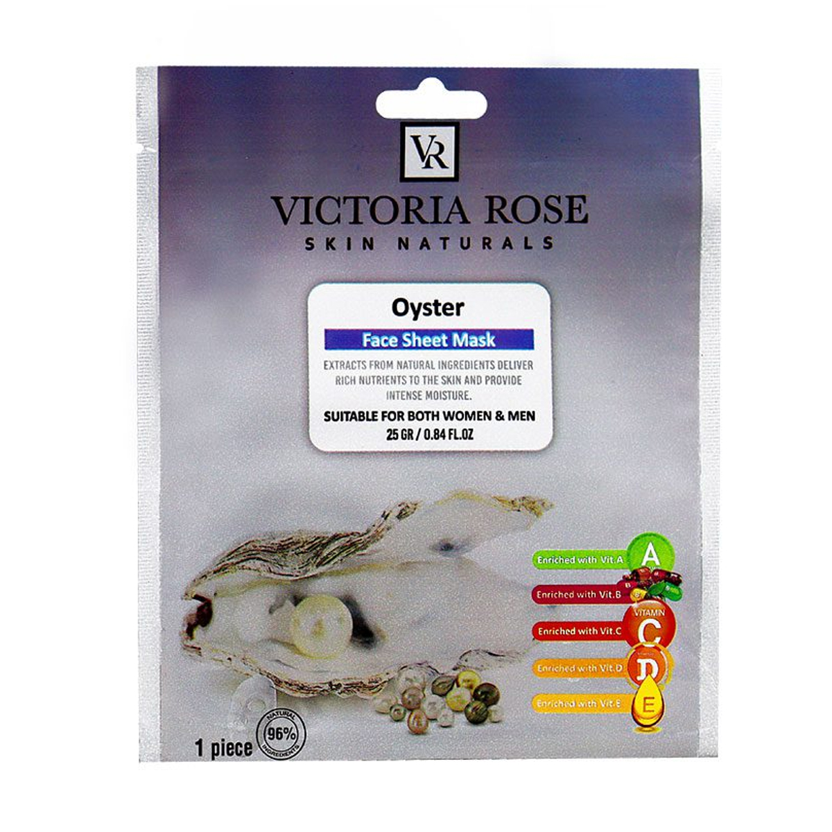 ماسک صورت ورقه ای صدف~Oyster Facial Sheet Mask~Victoria Rose