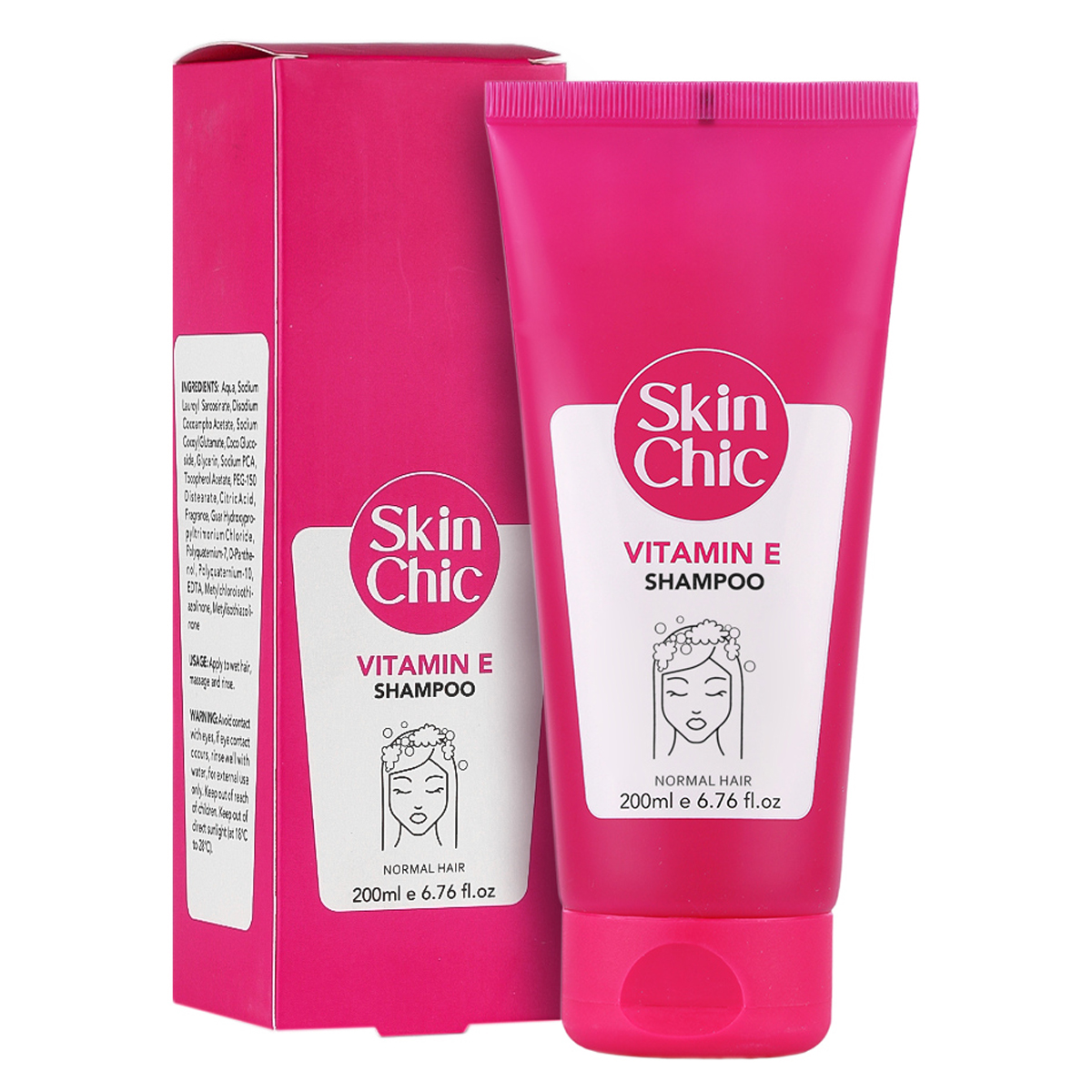 شامپو موهای نرمال ویتامین E~Vitamin E Shampoo Normal Hair~SKIN CHIC